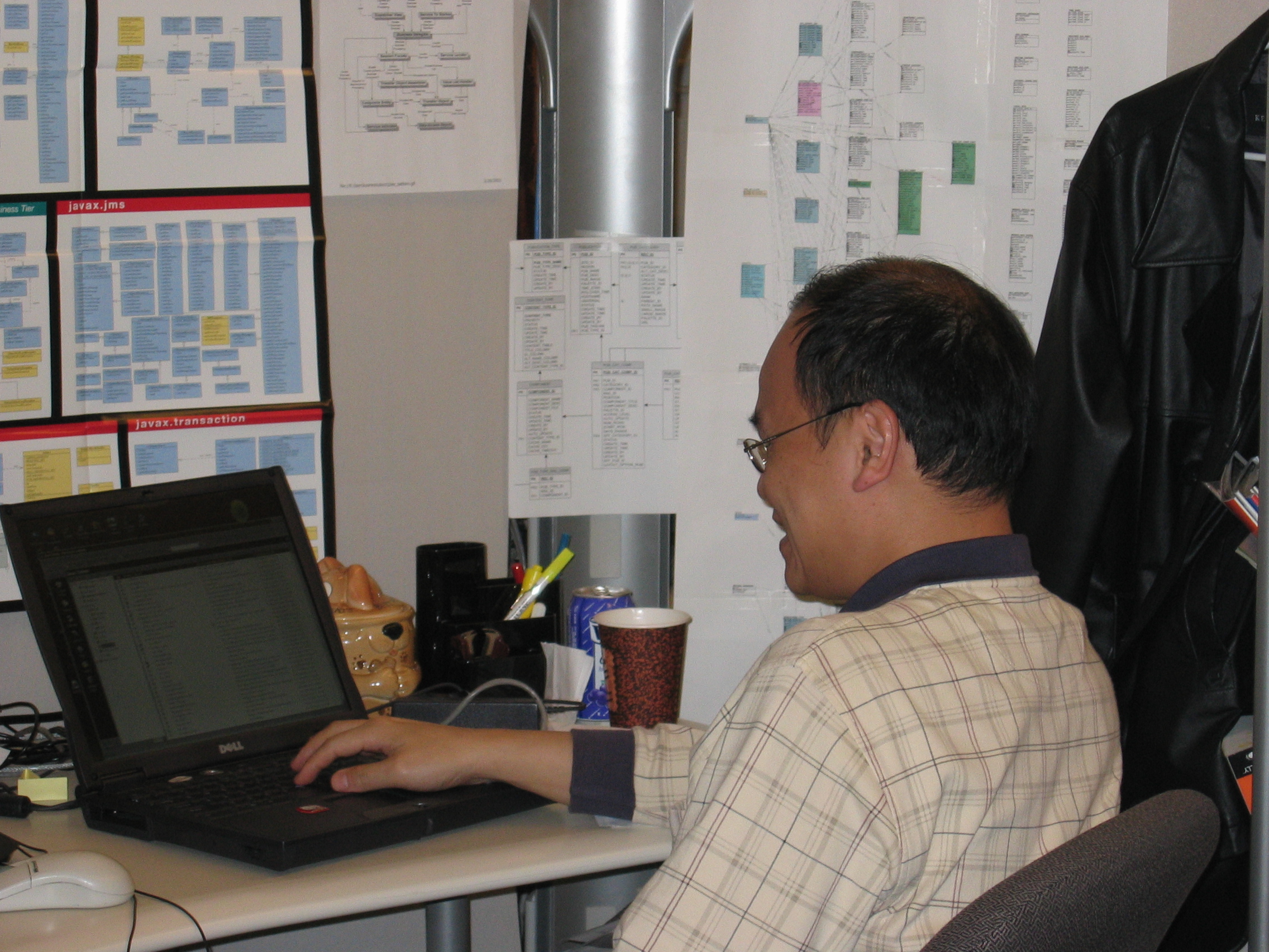 Engineering team during a late-night web host migration at Knight Ridder Digital