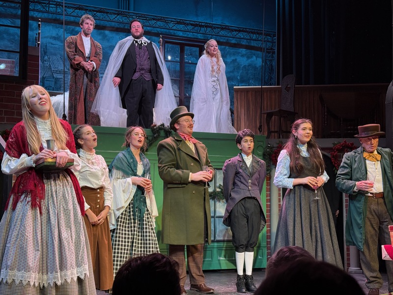 Fitz as Young Jacob Marley Fitz as Young Jacob Marley, singing with the ensemble in Victorian costume